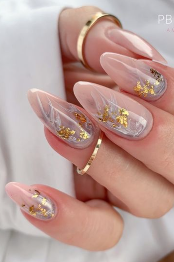 spring marble nail designs. summer nail designs pink