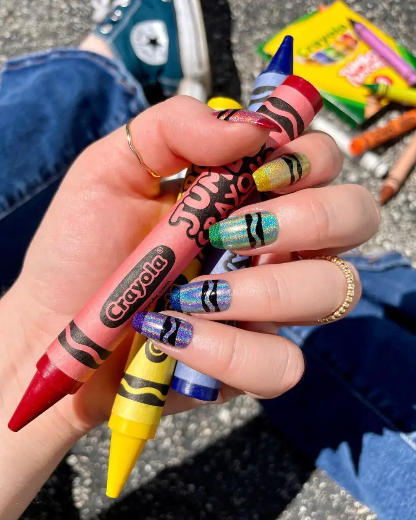 20 Cute Back To School Acrylic Nail Designs You Need To Try ASAP Tasiahub