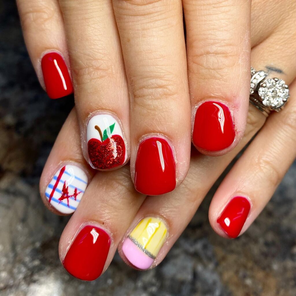 back to school nails 3