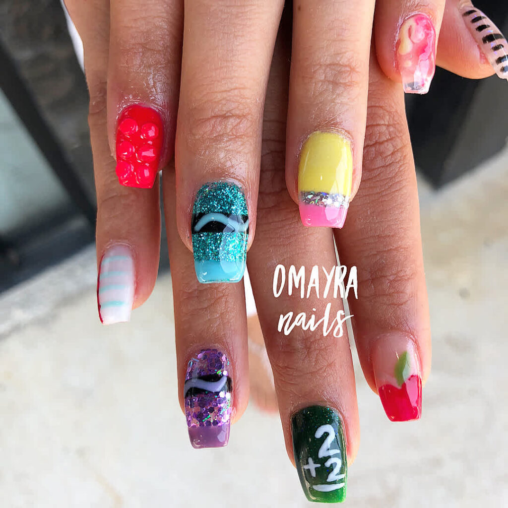 back to school nails 7