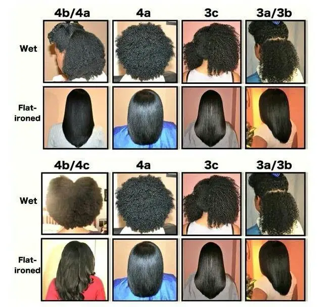 black hair types chart