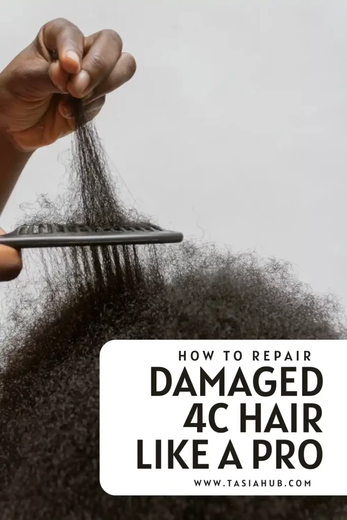 how to repair damaged 4C hair