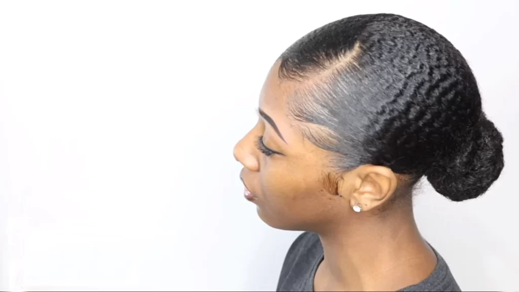 how to slick down 4C hair