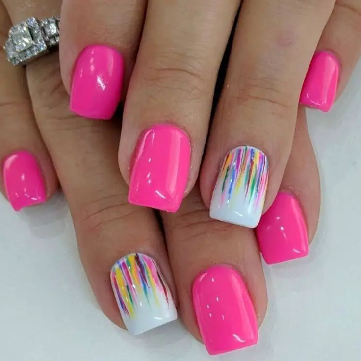 short square nails 13