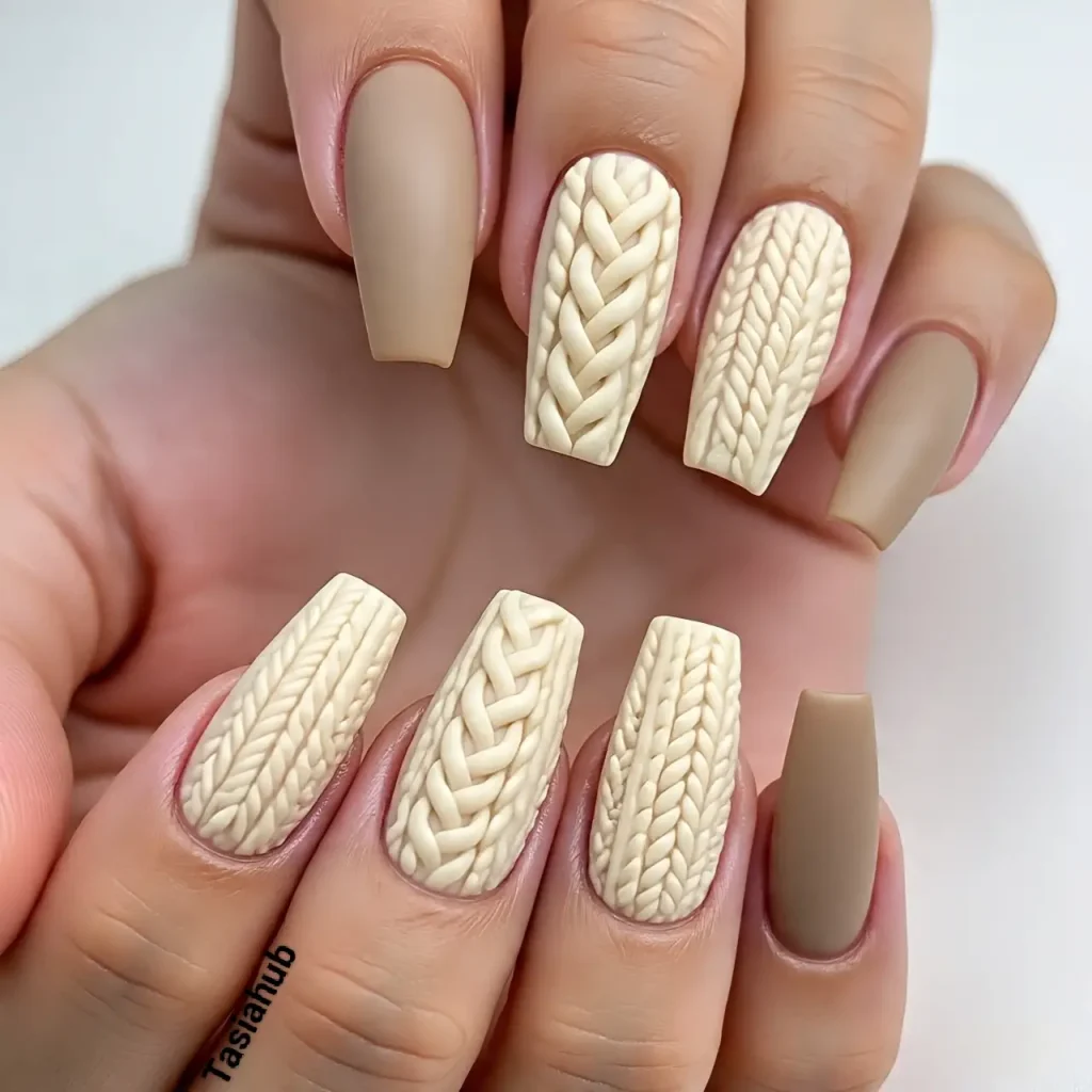 rustic knit texture