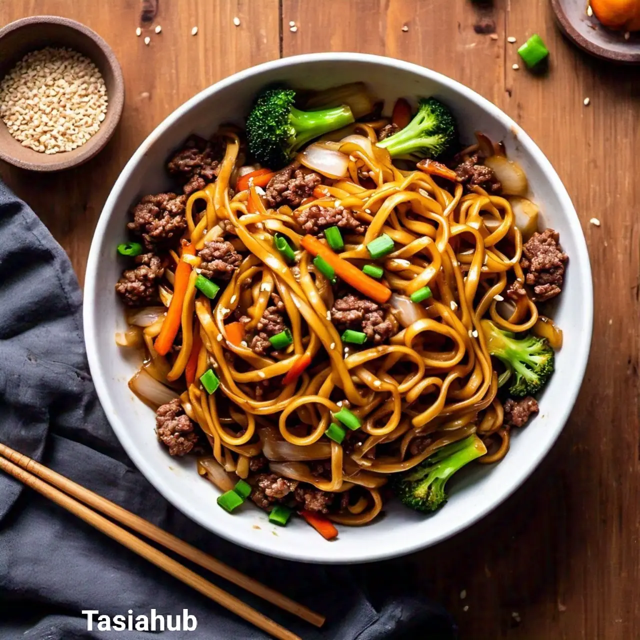 Mongian ground beef