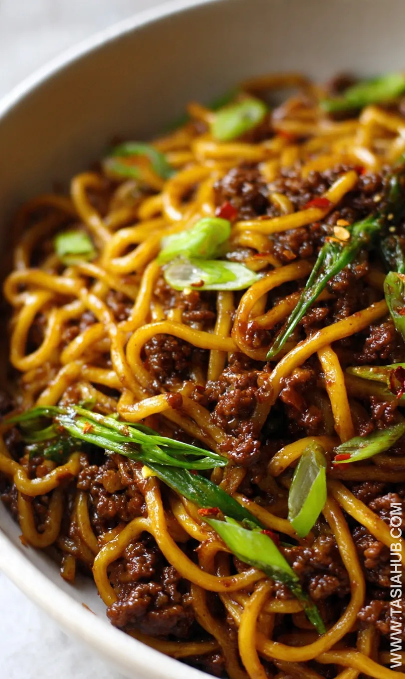 Mongolian ground beef recipe
