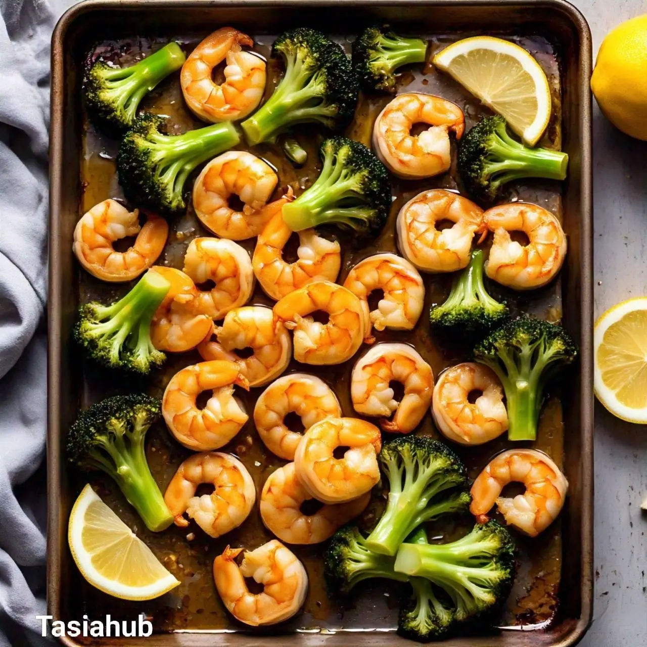 sheet pan honey garlic shrimp