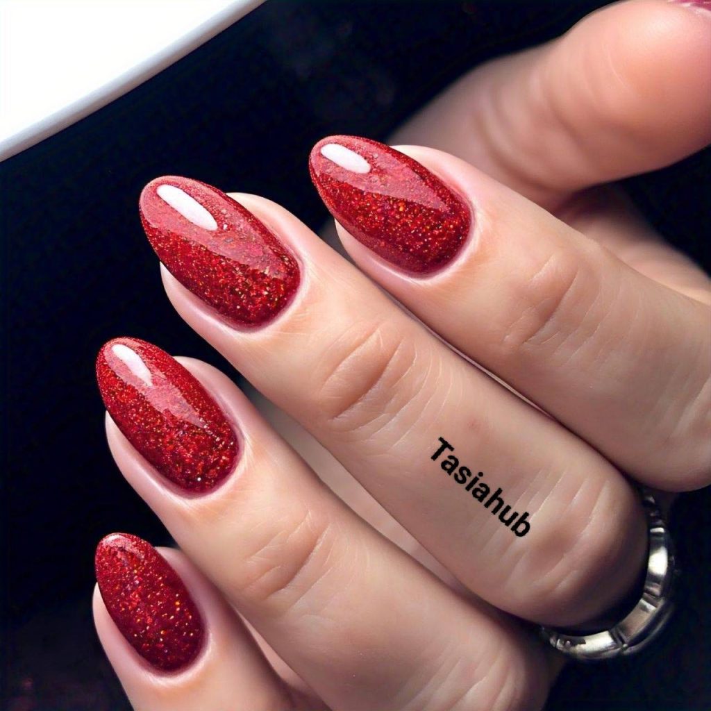Chic Red Sparkle