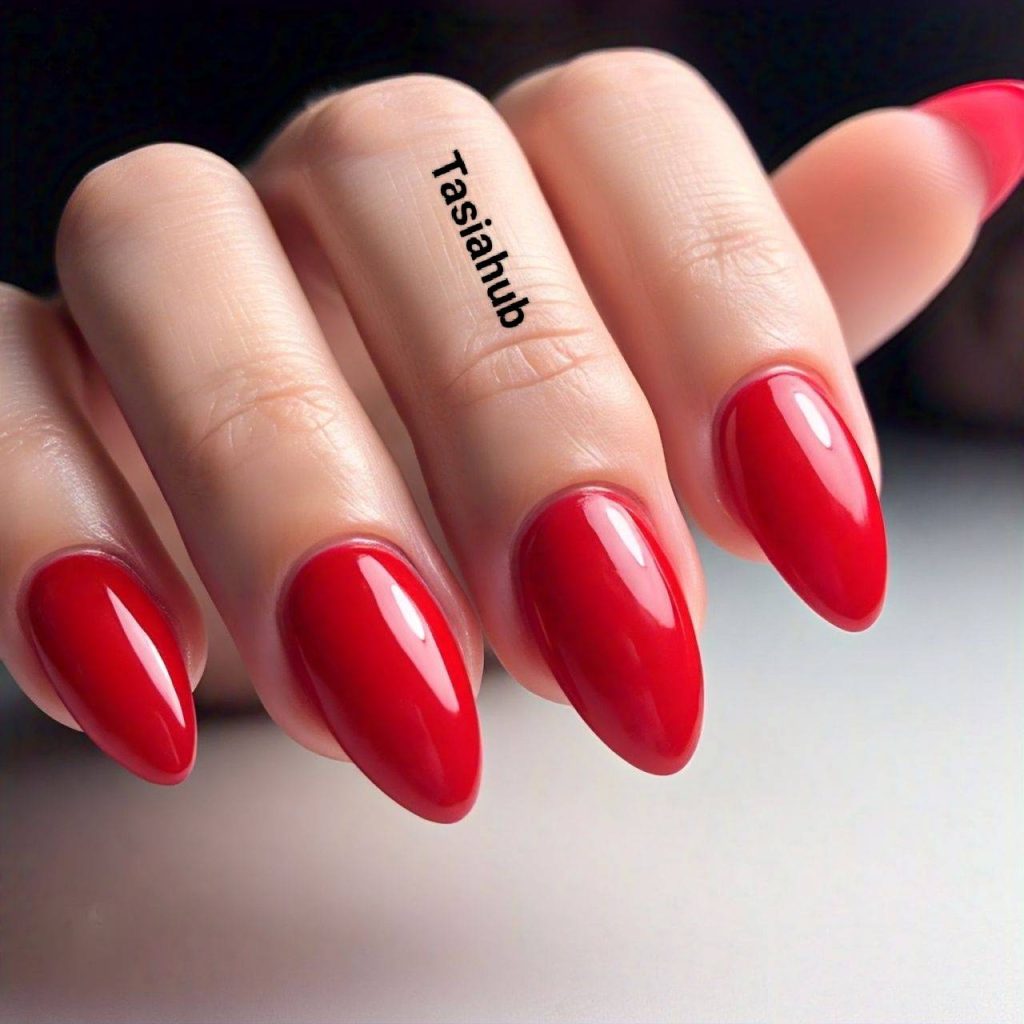 Classy Red Acrylics