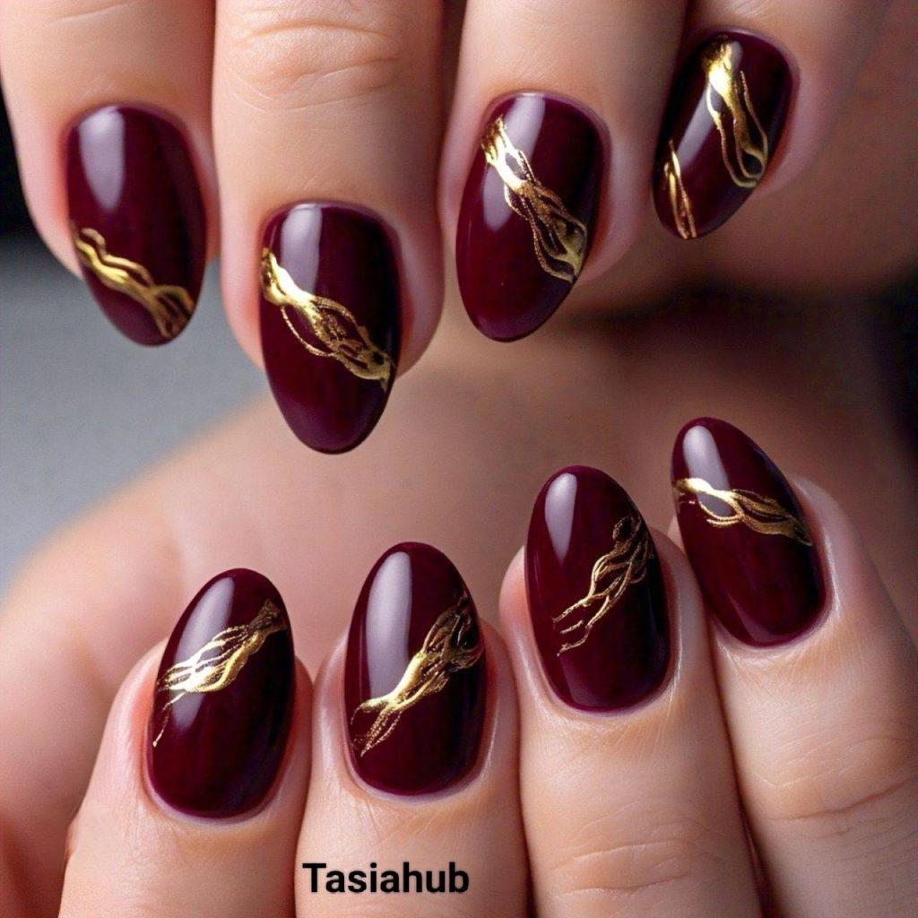 Dark Red Elegance