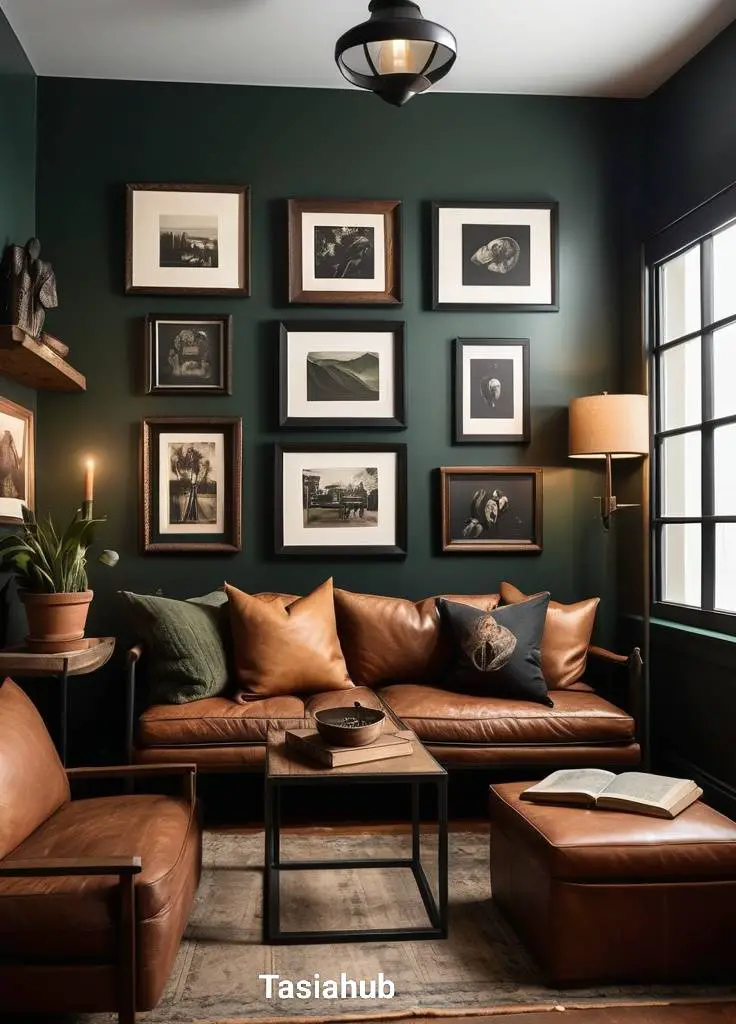Dark and Rustic Gallery Wall 1