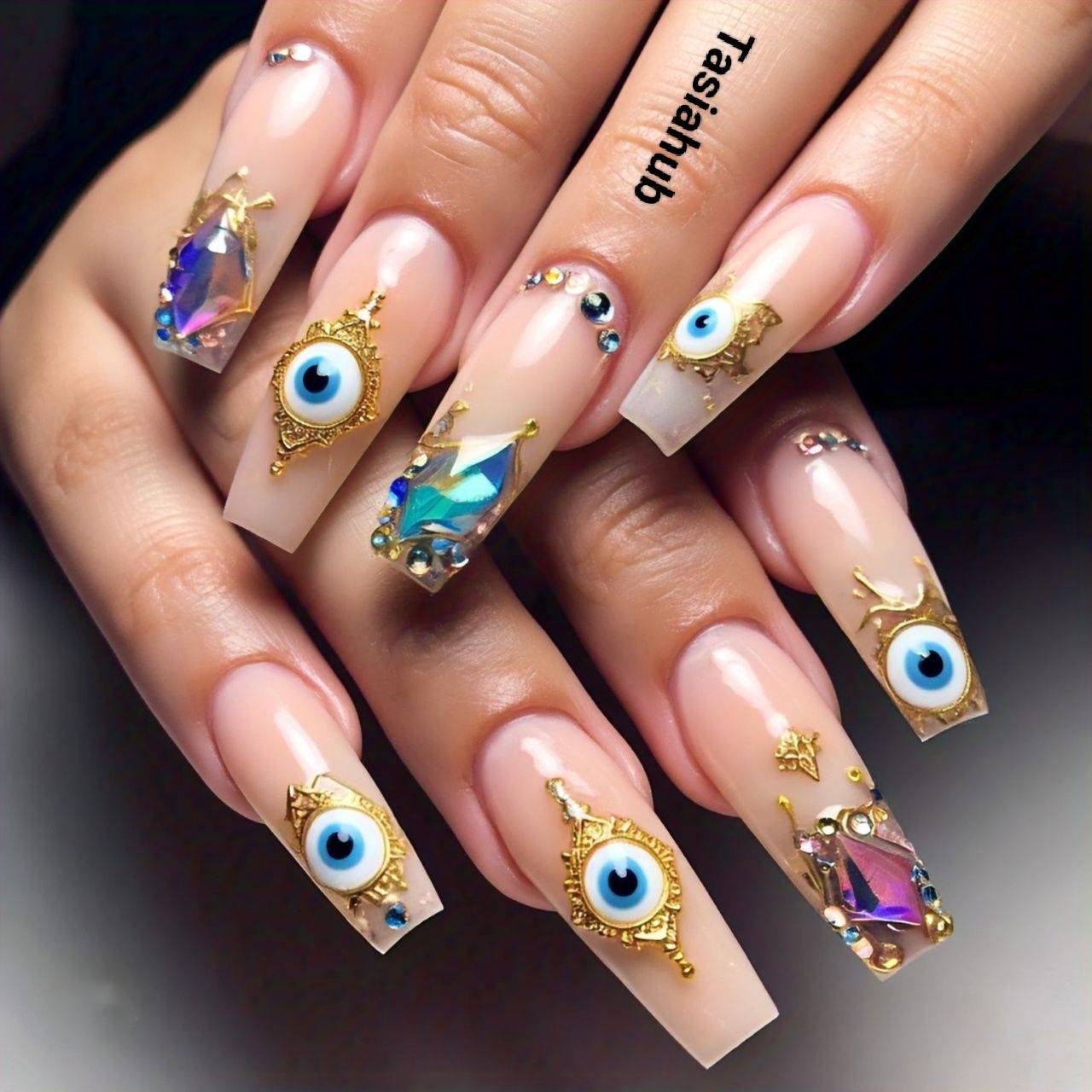 20 Swarovski Nails You'll Love Tasiahub — free download