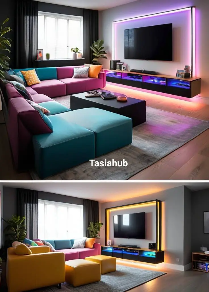 Game Room Living Room Combo 1