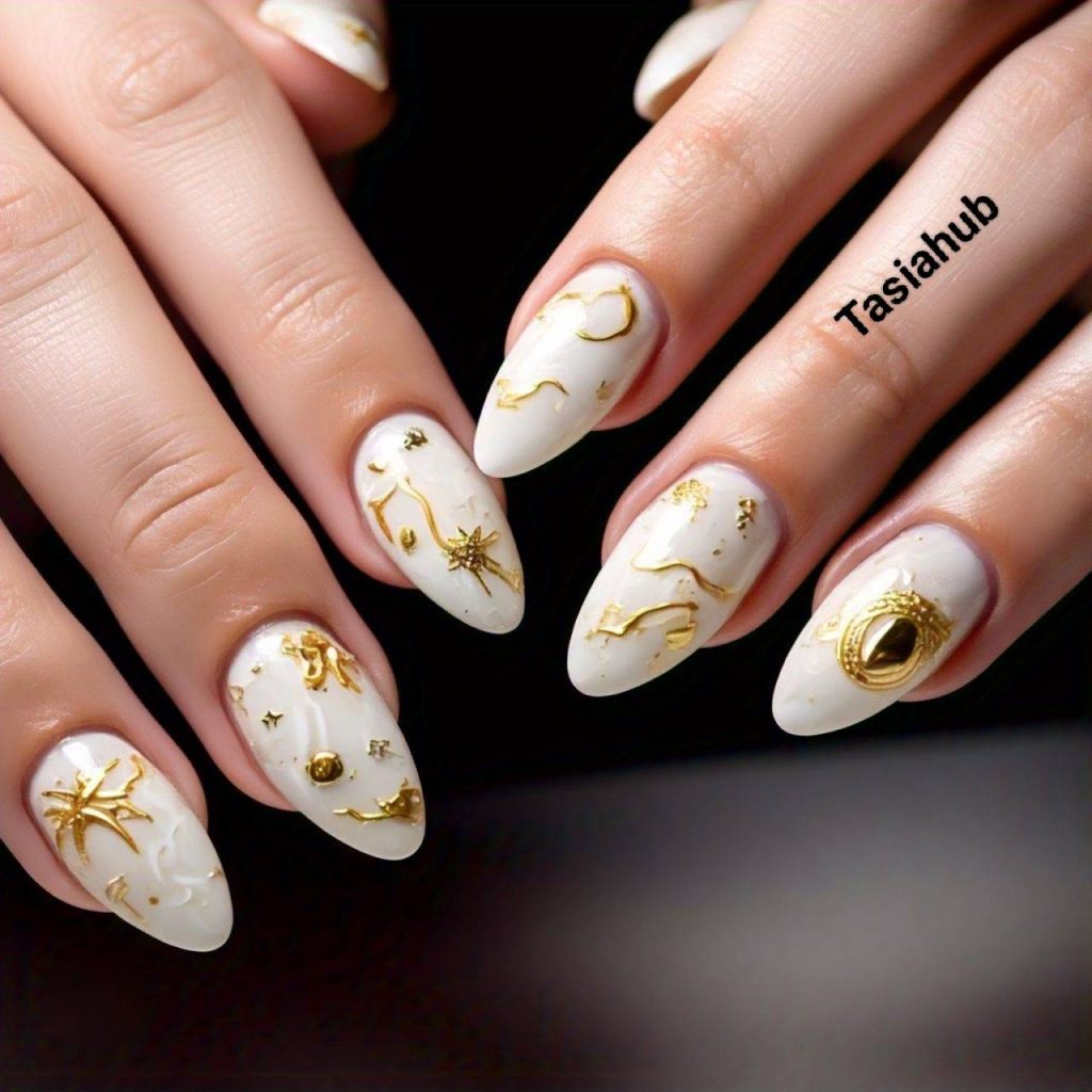 Greek mythology nail art