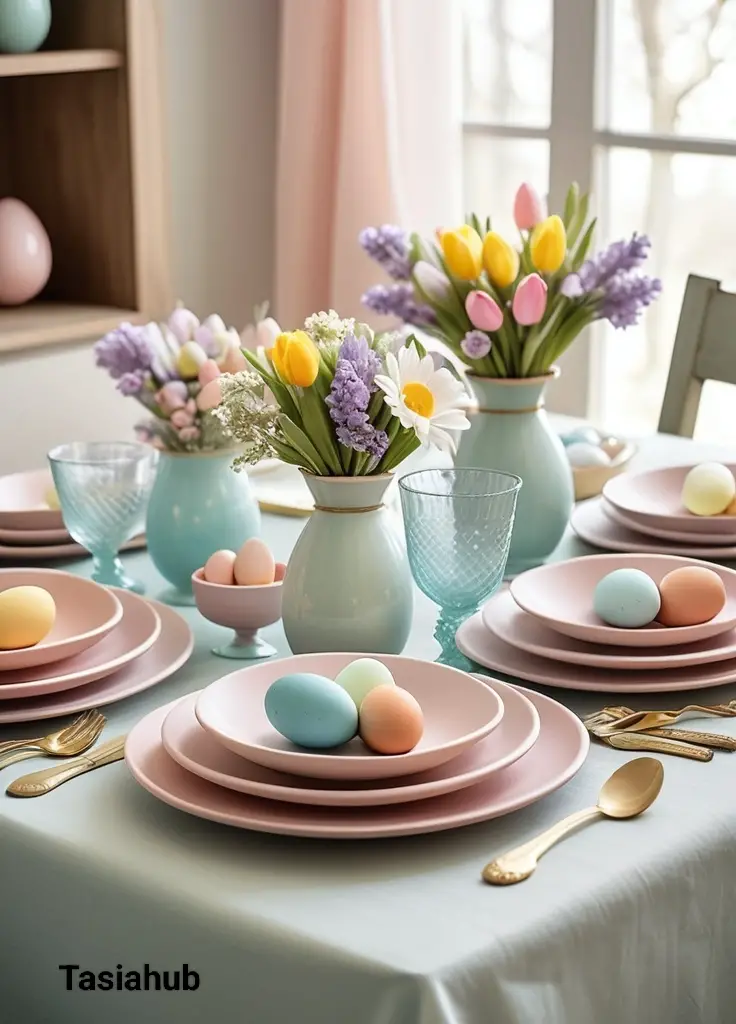 Pastel Perfection Table Setting