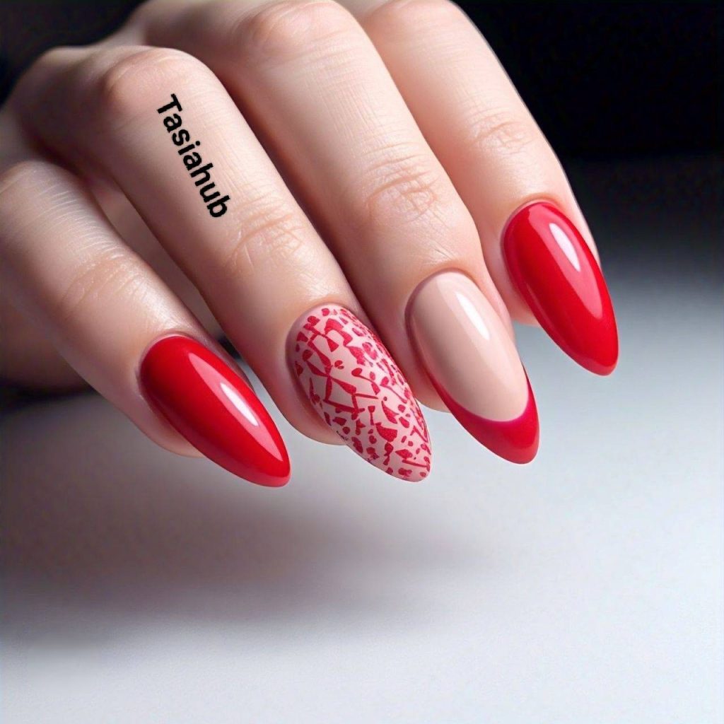 Red and Nude Sophistication