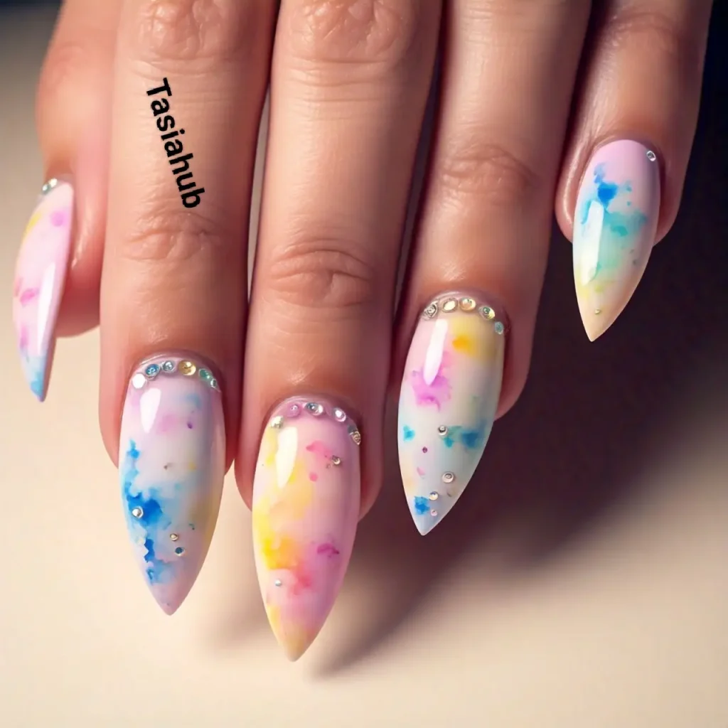 Sparkling Watercolor Blooms