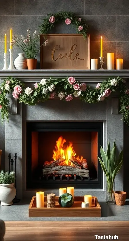 Spring Fireplace Focus