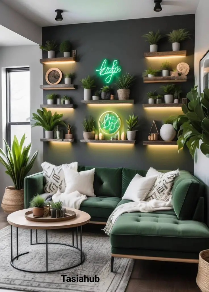 Two Toned Boho Walls 1