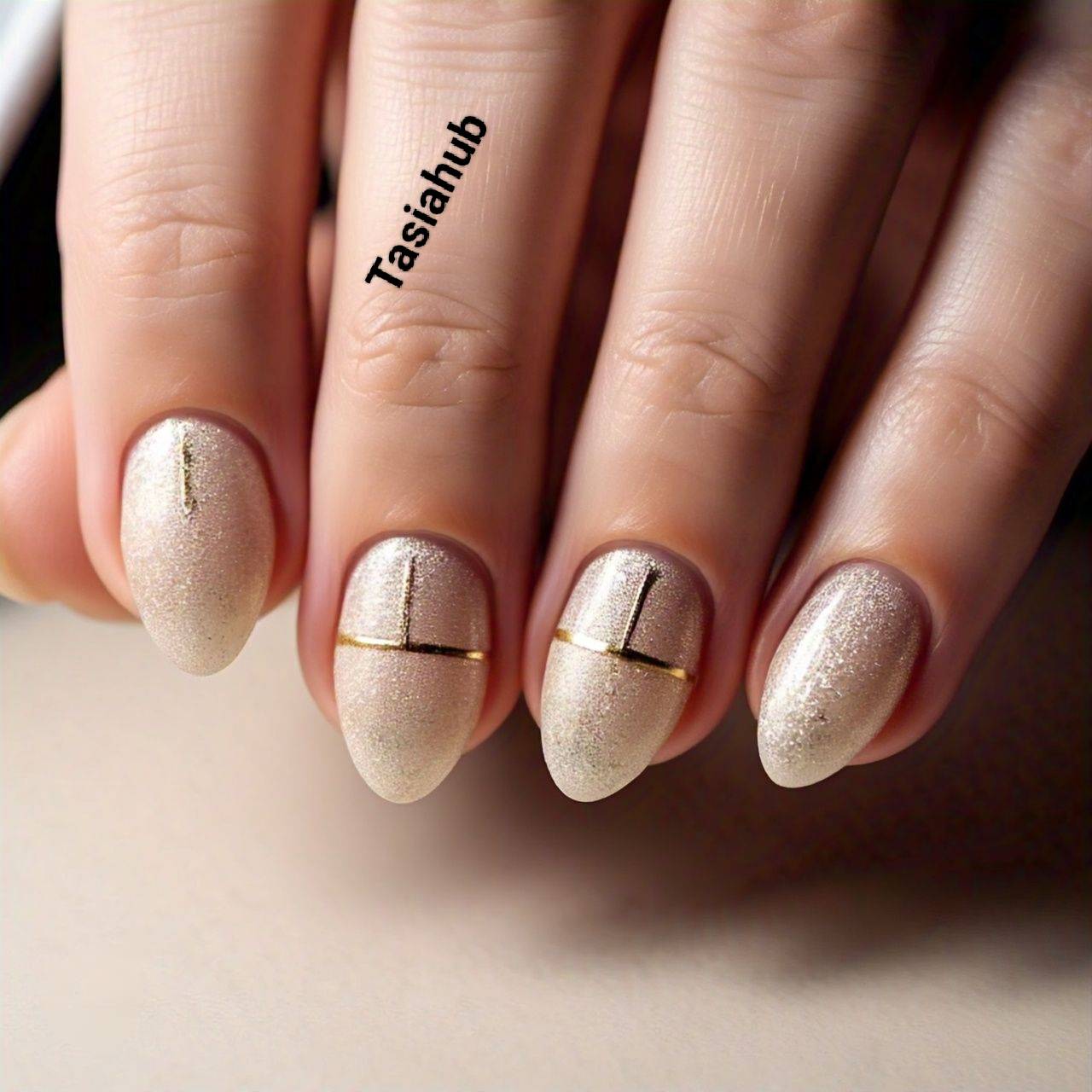 20 Classy Champagne Nails Trend
