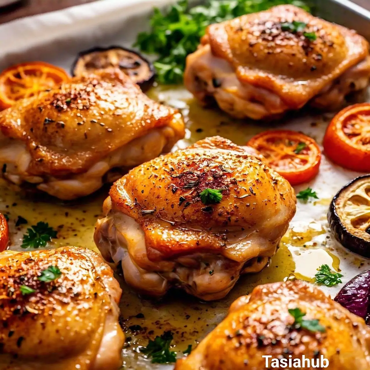 Tasty Oven-baked Chicken Thighs