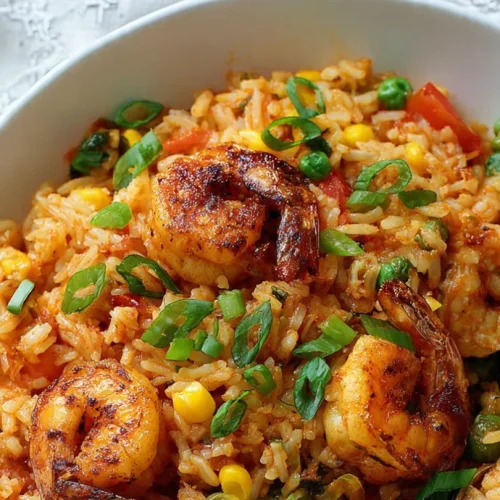 cajun shrimp and rice skillet
