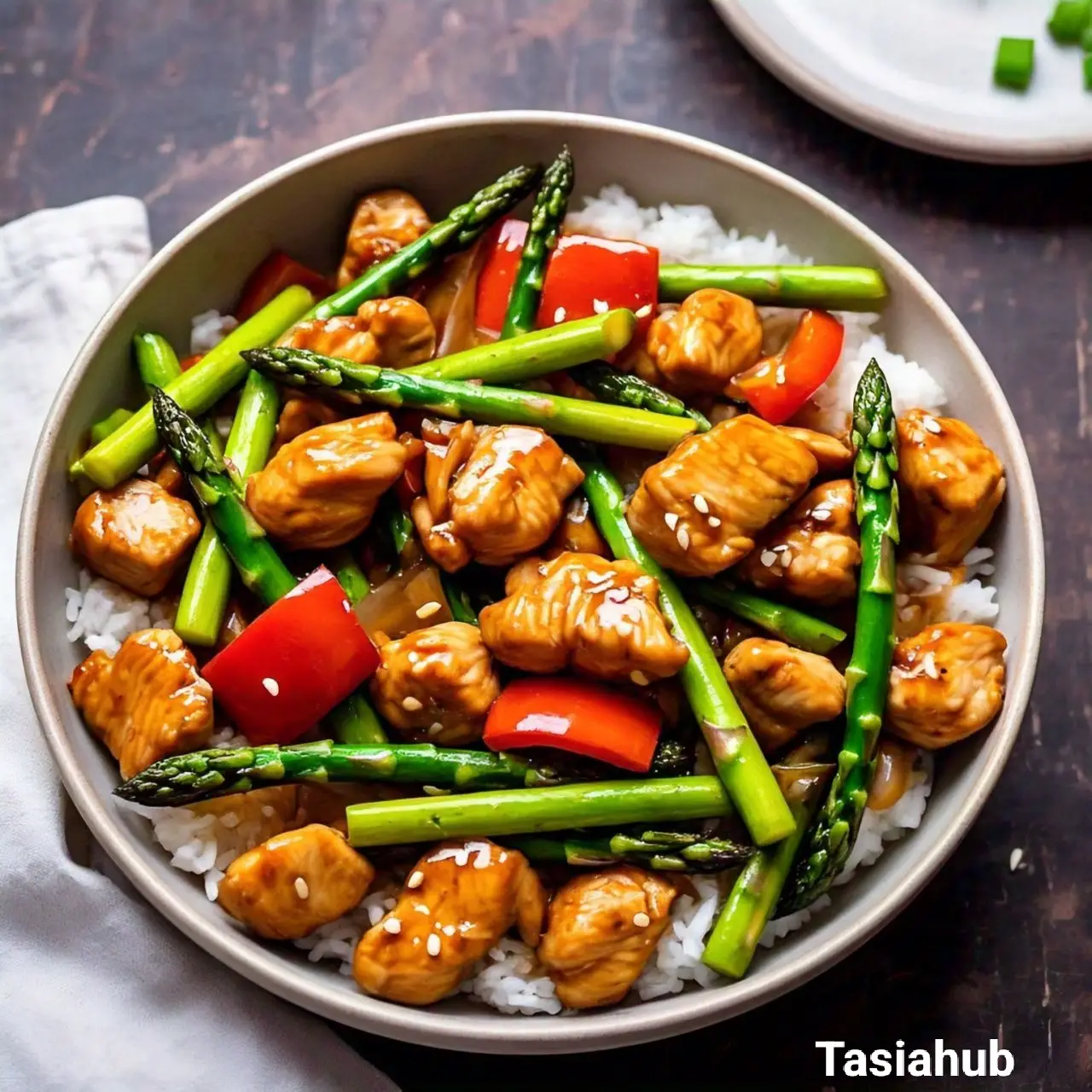 Chicken and asparagus stir fry recipe