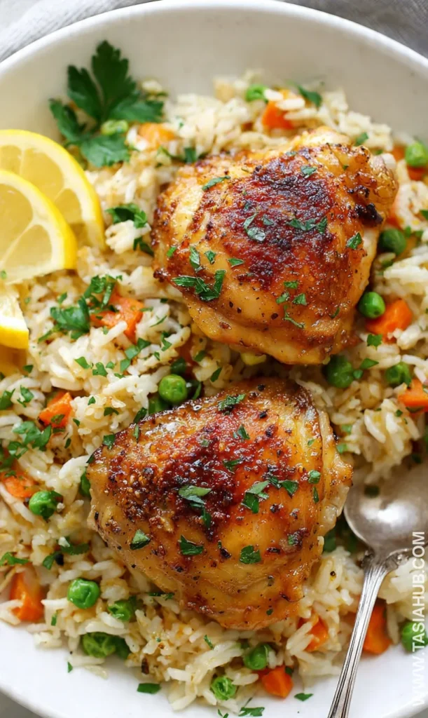 Chicken Kitchen Rice Chicken And Rice Skillet Recipe - Tasiahub