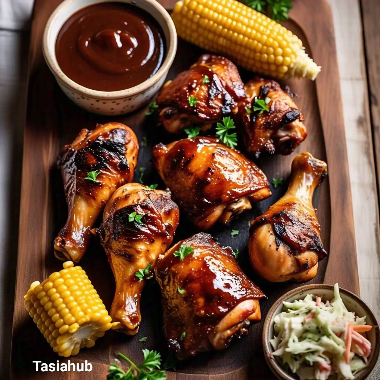 Grilled BBQ chicken