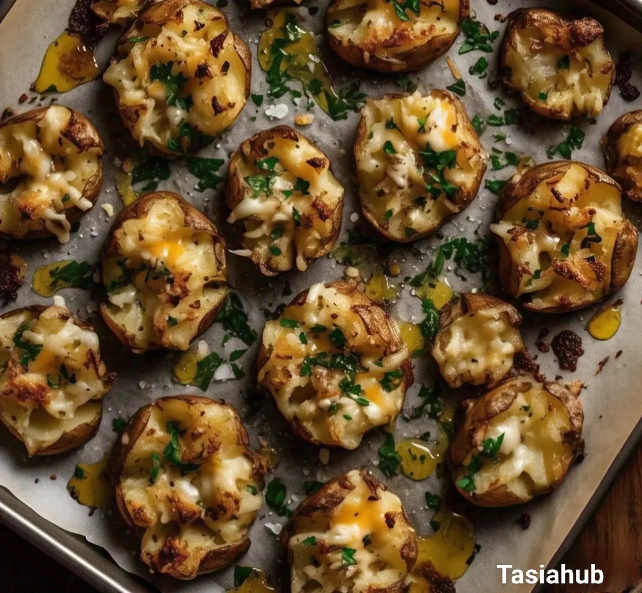 Smashed potatoes