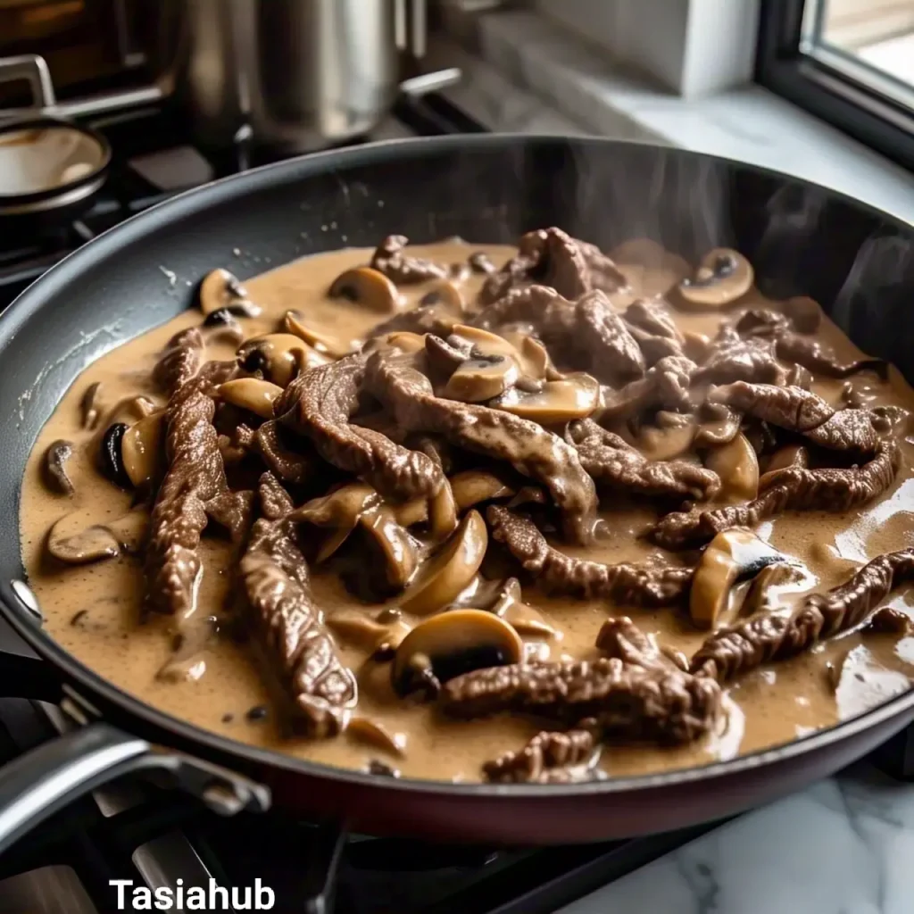 tasty beef stroganoff
