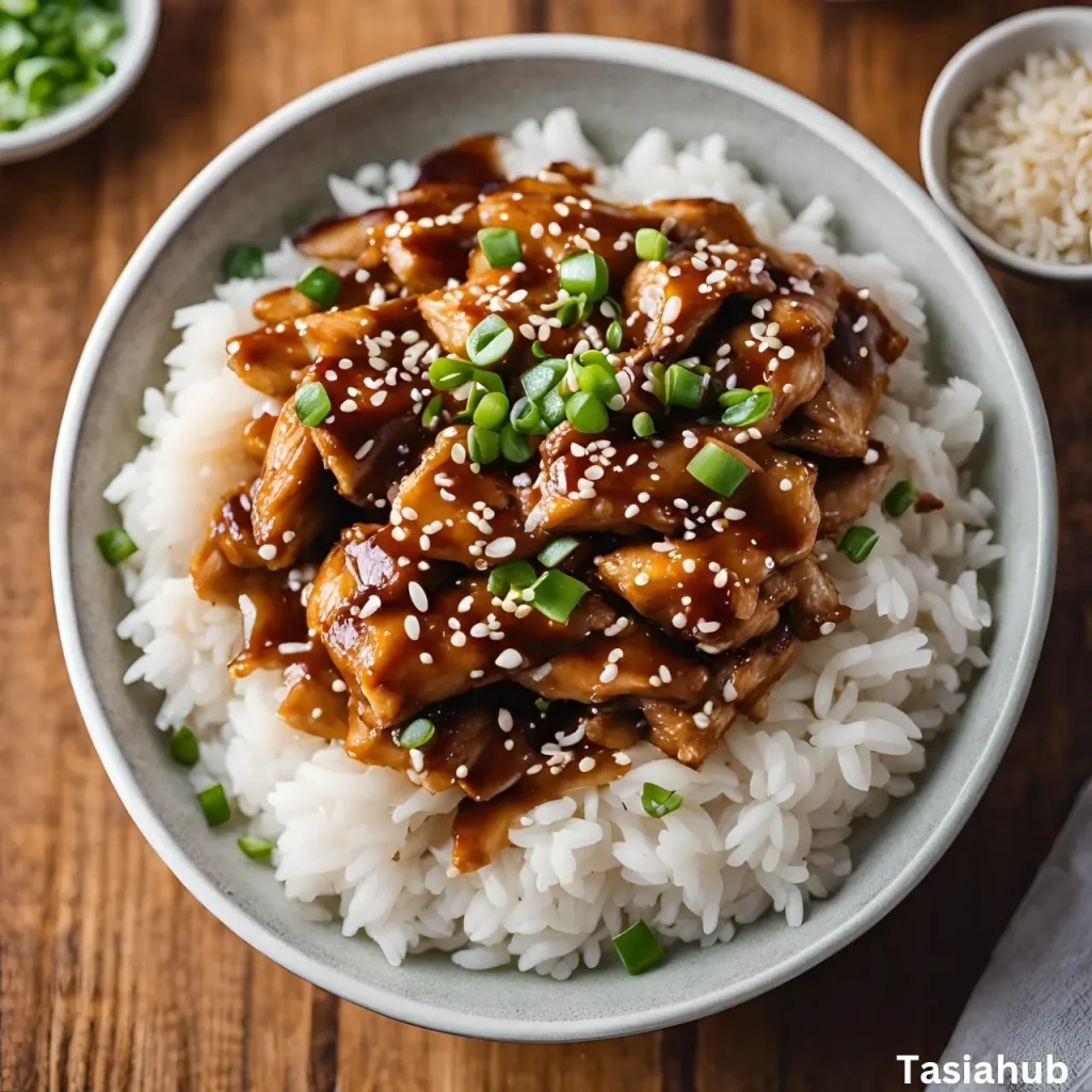 teriyaki rice bowls