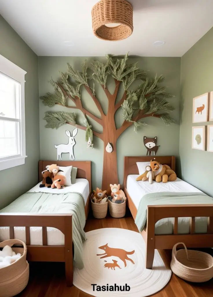 whimsical shared bedroom 1