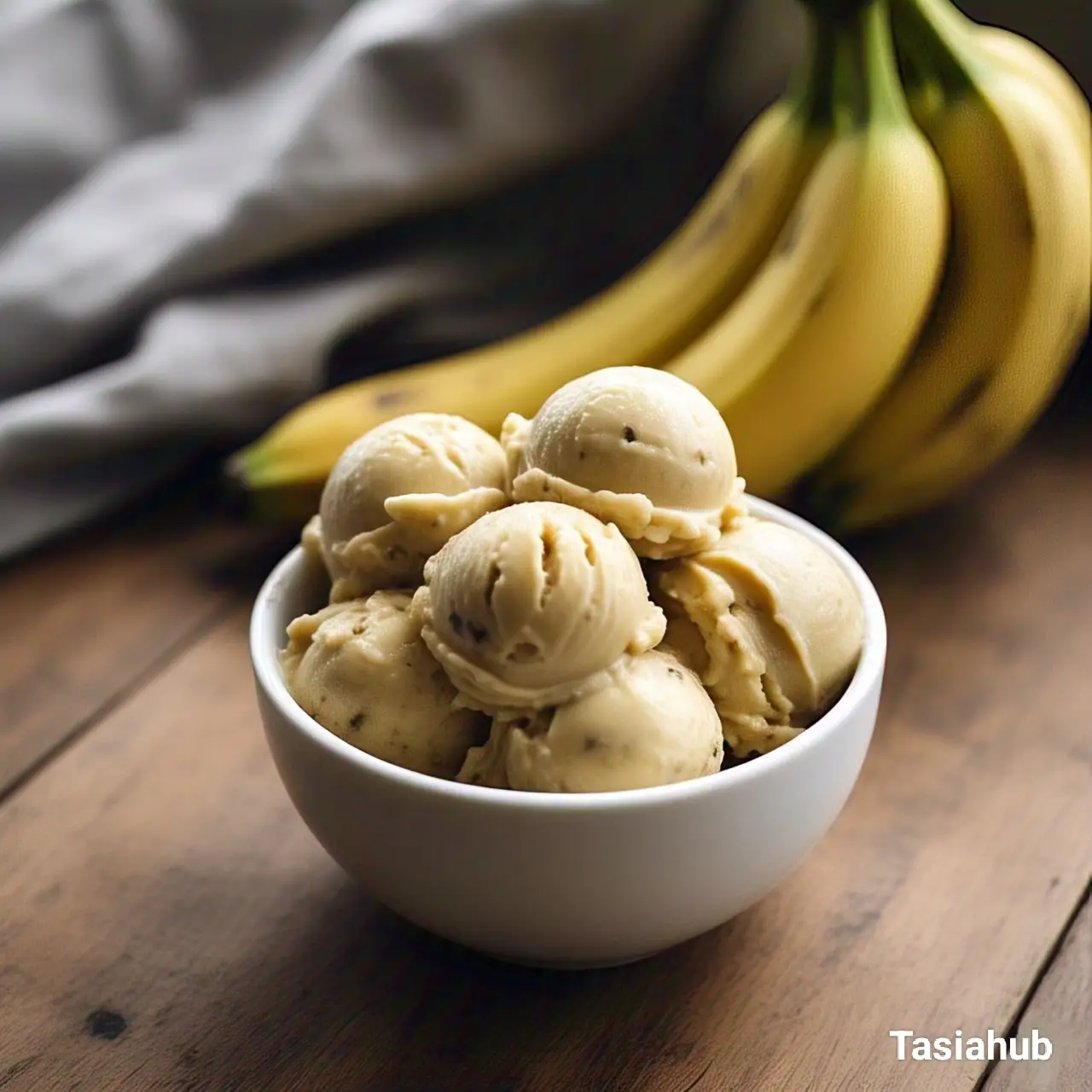 A serving of banana nice cream