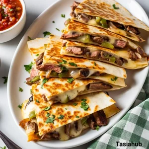 Philly cheesesteak quesadillla