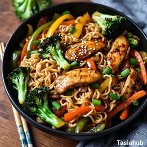 Chicken ramen stir fry recipe