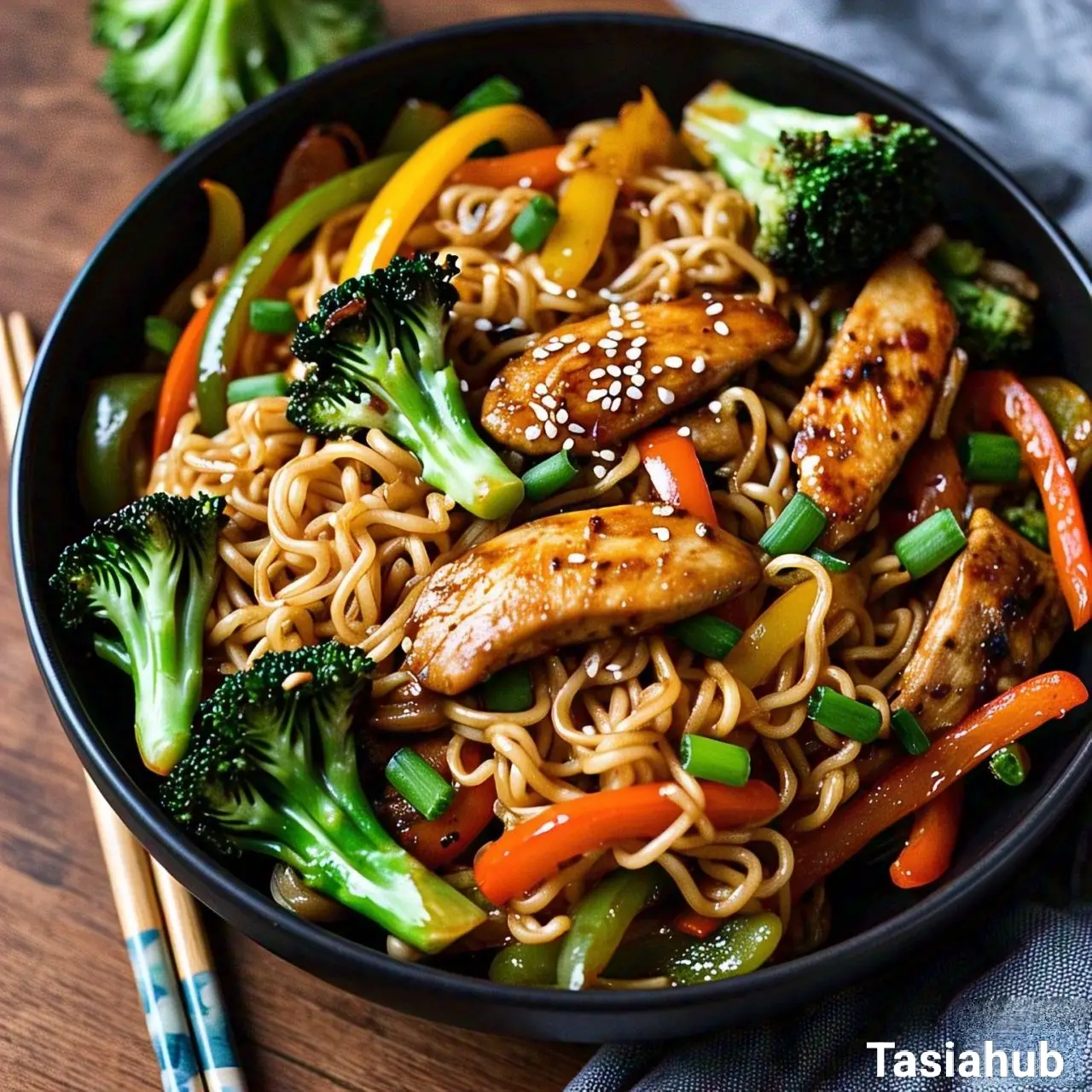 Chicken ramen stir fry recipe