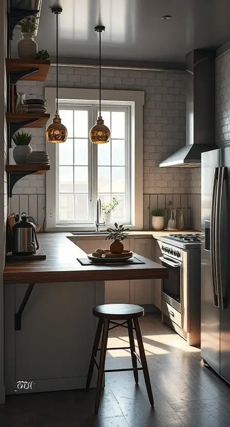 floating breakfast bar