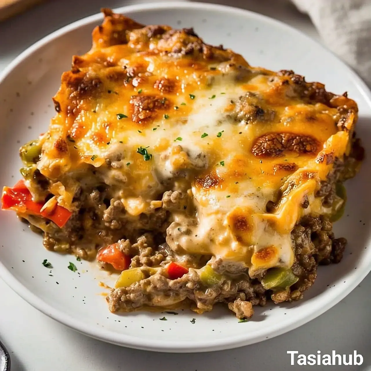 Philly Cheesesteak casserole