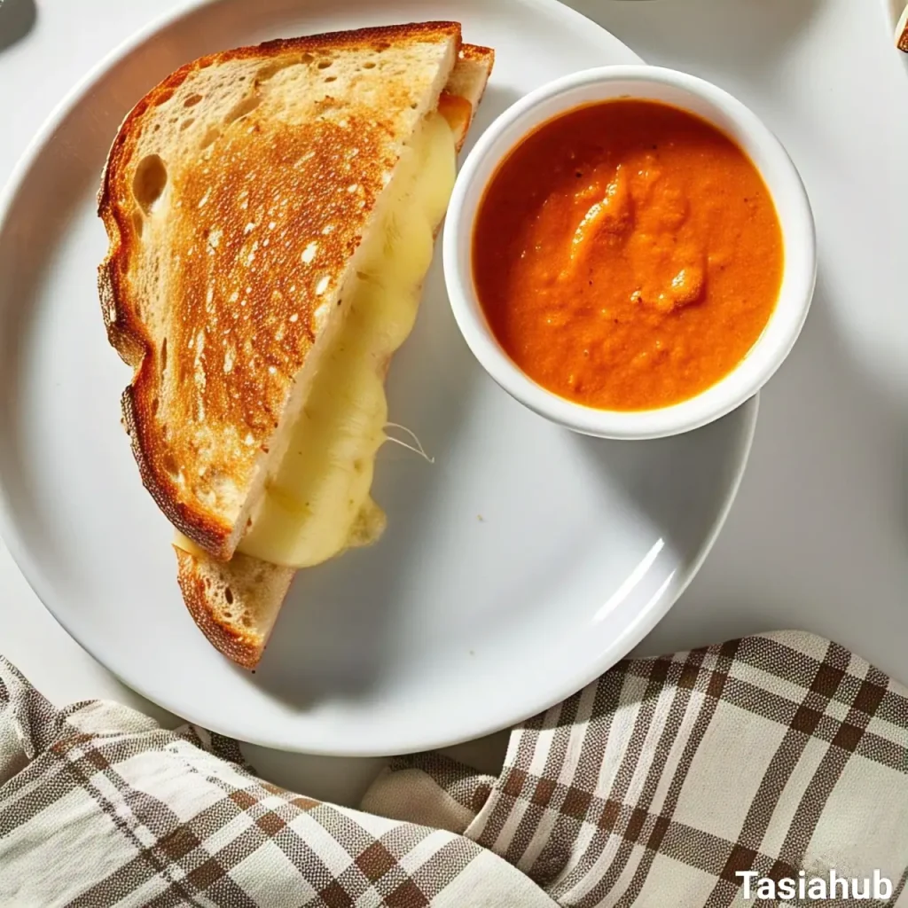 A serving of grilled cheese sandwich