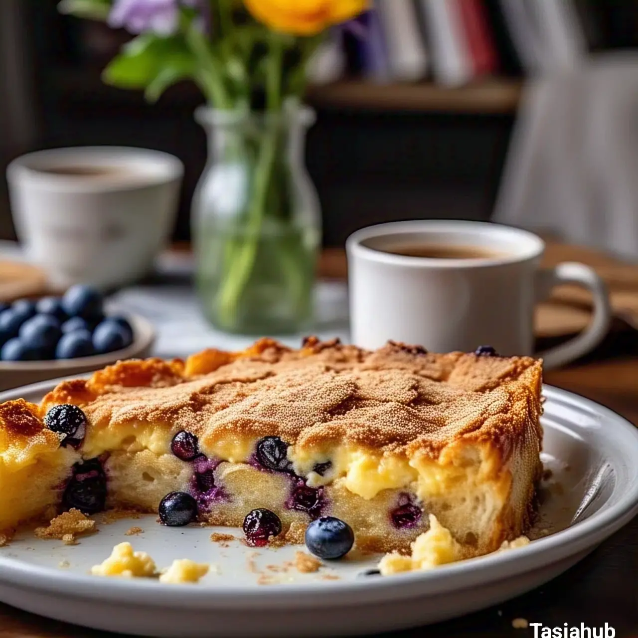 Blueberry breakfast casserole