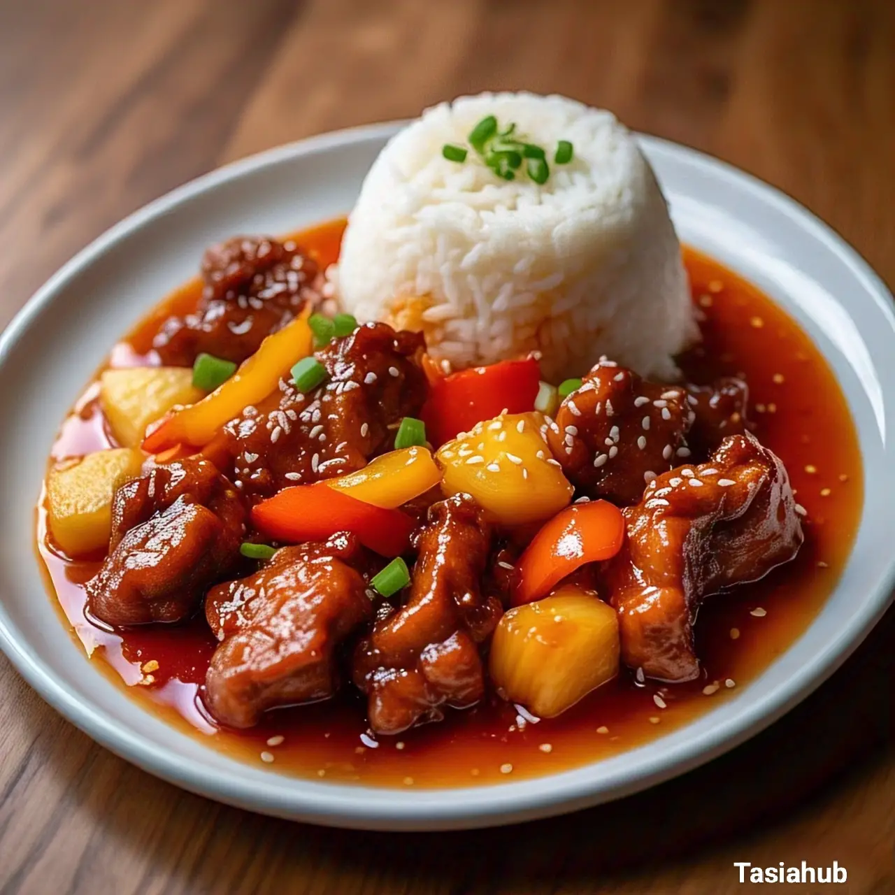 Sweet and sour pork chops