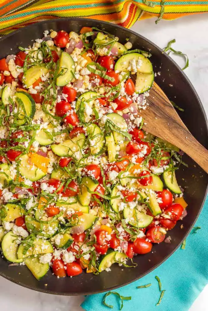 Summer veggie skillet 4
