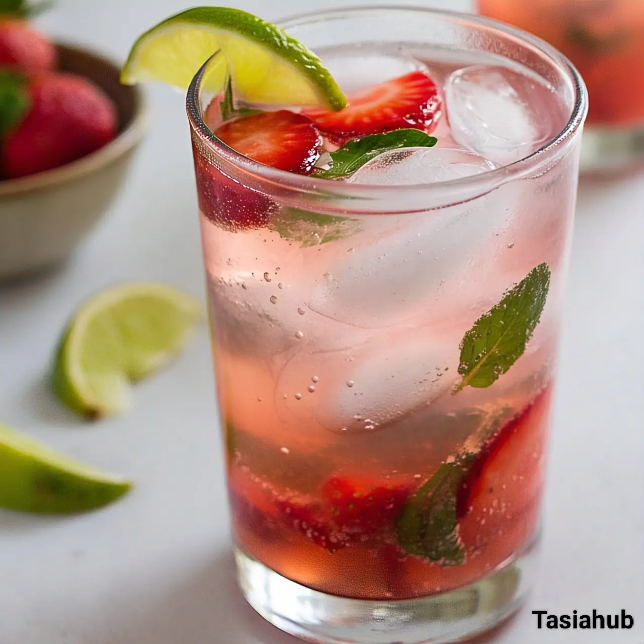 Strawberry Mojito Mocktail