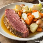 Slow cooker corned beef and cabbage