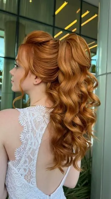 half up half down hair 21