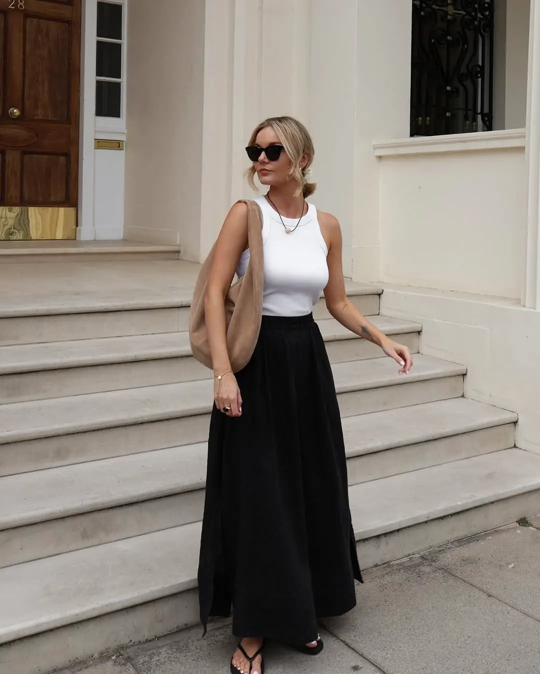 Long skirt summer outfits
