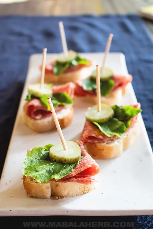 quick salami appertizer