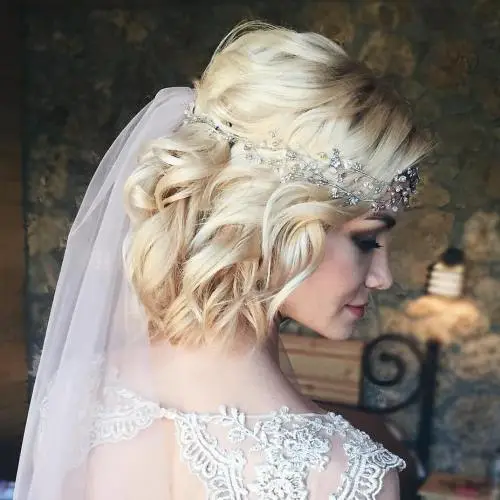 short wedding hair 16